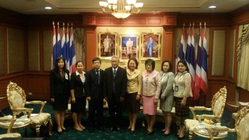 El Secretario General de la Secretaría de la Cámara de Diputados recibe una visita de cortesía del Director Ejecutivo del Instituto Parlamentario de Camboya, destinada a cooperar y desarrollar las potencialidades del personal en investigación parlamentaria.