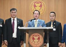 นายอัครเดช วงษ์พิทักษ์โรจน์ โฆษกพรรครวมไทยสร้างชาติ และคณะ แถลงข่าว เกี่ยวกับร่างพระราชบัญญัติการแข่งขันทางการค้า (ฉบับที่ ..) พ.ศ. ….